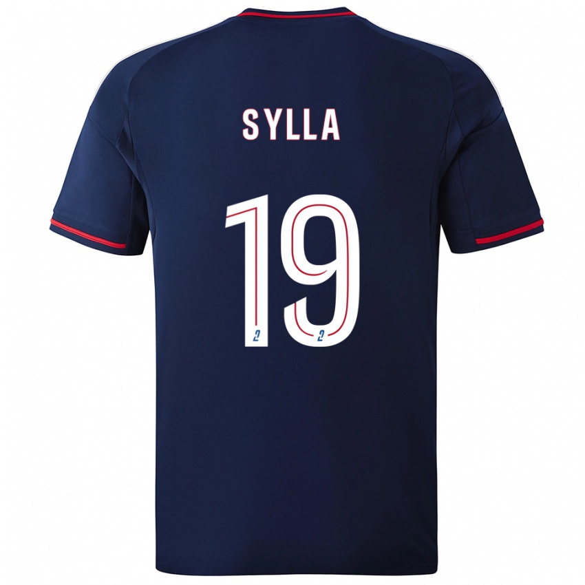 ילדים קישה סילה #19 כחול נייבי אדום הרחק ג'רזי 2025/26 חולצה קצרה