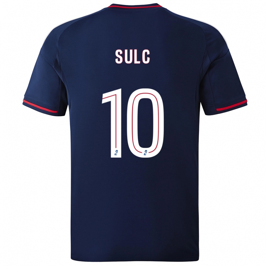 ילדים פאבל שולץ #10 כחול נייבי אדום הרחק ג'רזי 2025/26 חולצה קצרה