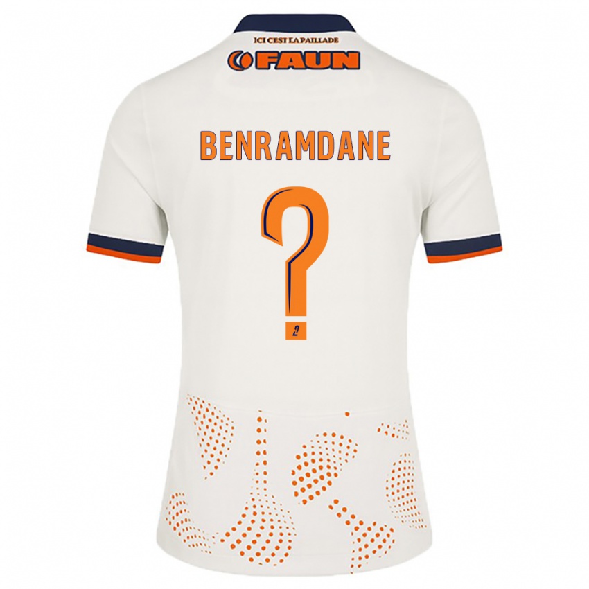 ילדים Noam Benramdane #0 לבן כתום הרחק ג'רזי 2025/26 חולצה קצרה