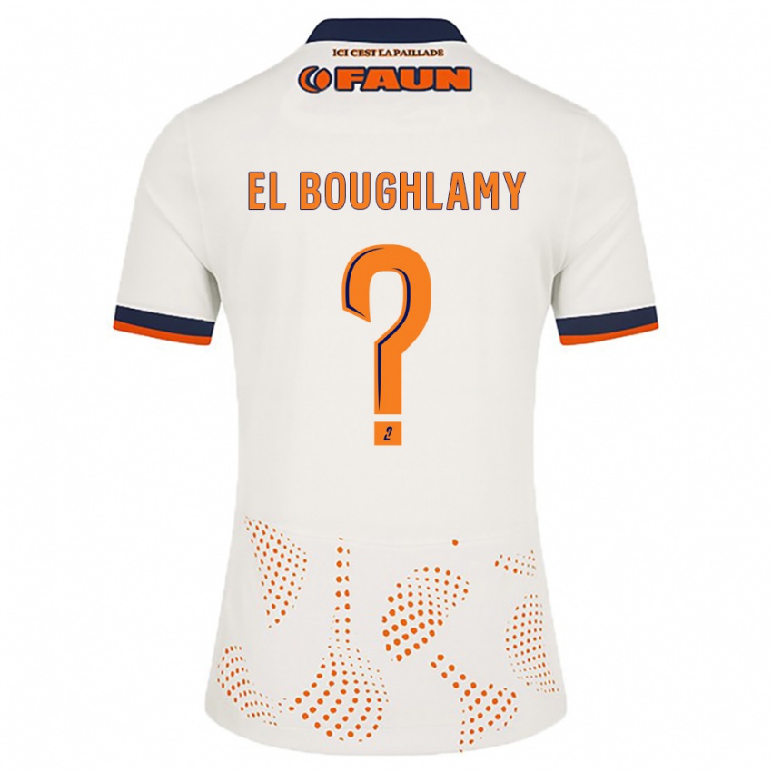 ילדים Adam El Boughlamy #0 לבן כתום הרחק ג'רזי 2025/26 חולצה קצרה