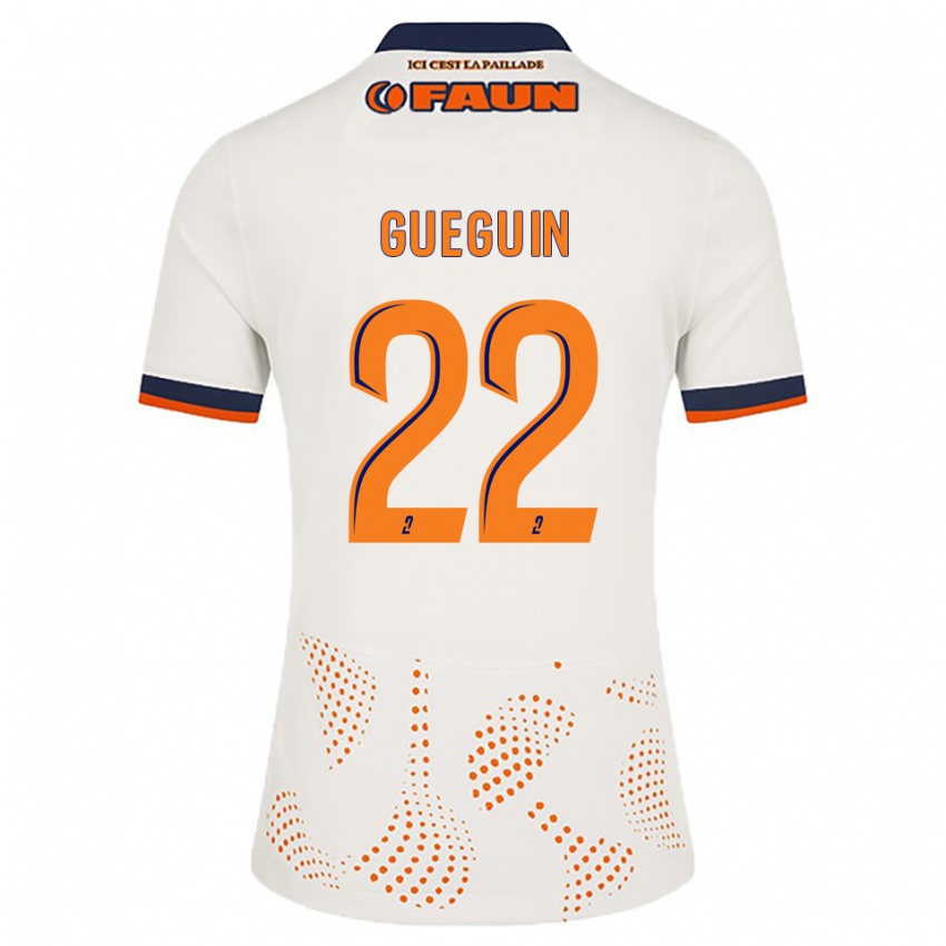 ילדים אקסל גוגין #22 לבן כתום הרחק ג'רזי 2025/26 חולצה קצרה