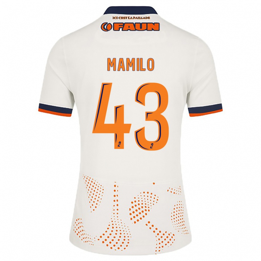 ילדים Craig Mamilo #43 לבן כתום הרחק ג'רזי 2025/26 חולצה קצרה