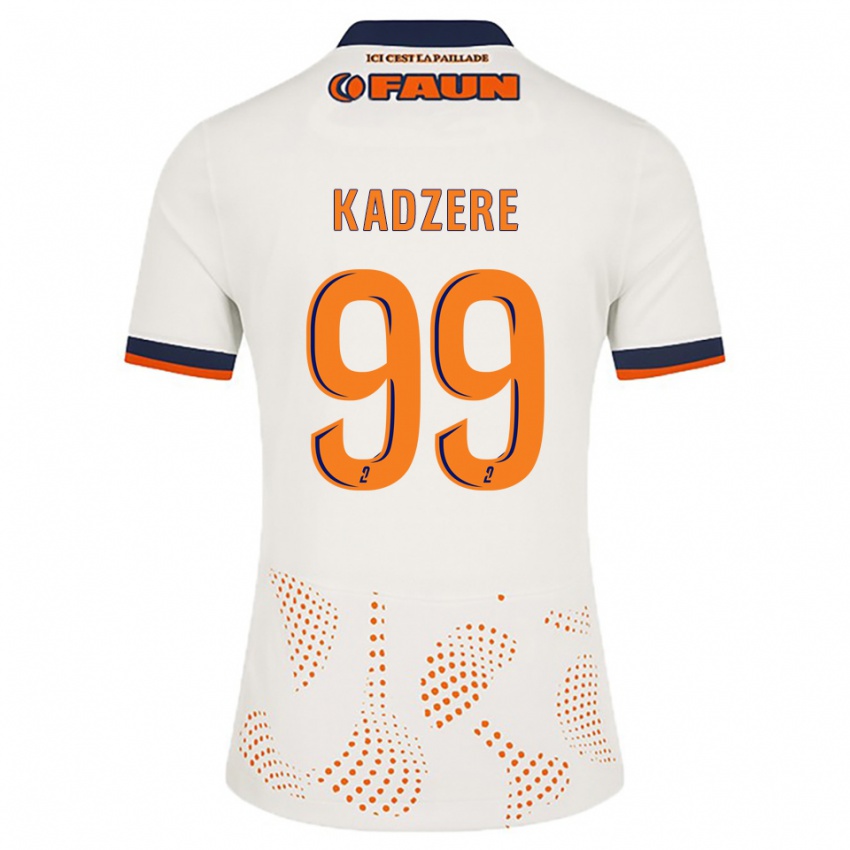 ילדים רוז קאדזר #99 לבן כתום הרחק ג'רזי 2025/26 חולצה קצרה