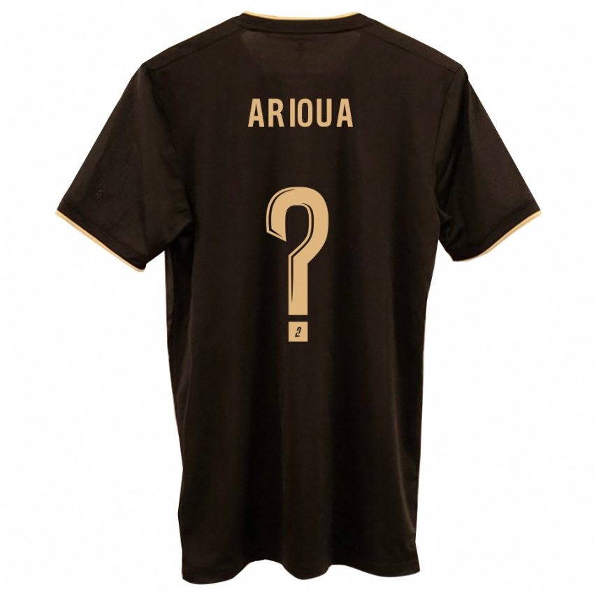 ילדים Islem Arioua #0 כחול אדום הרחק ג'רזי 2025/26 חולצה קצרה