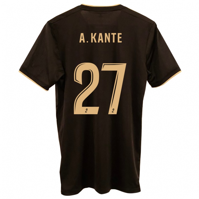 ילדים אבובקארי קאנטה #27 כחול אדום הרחק ג'רזי 2025/26 חולצה קצרה