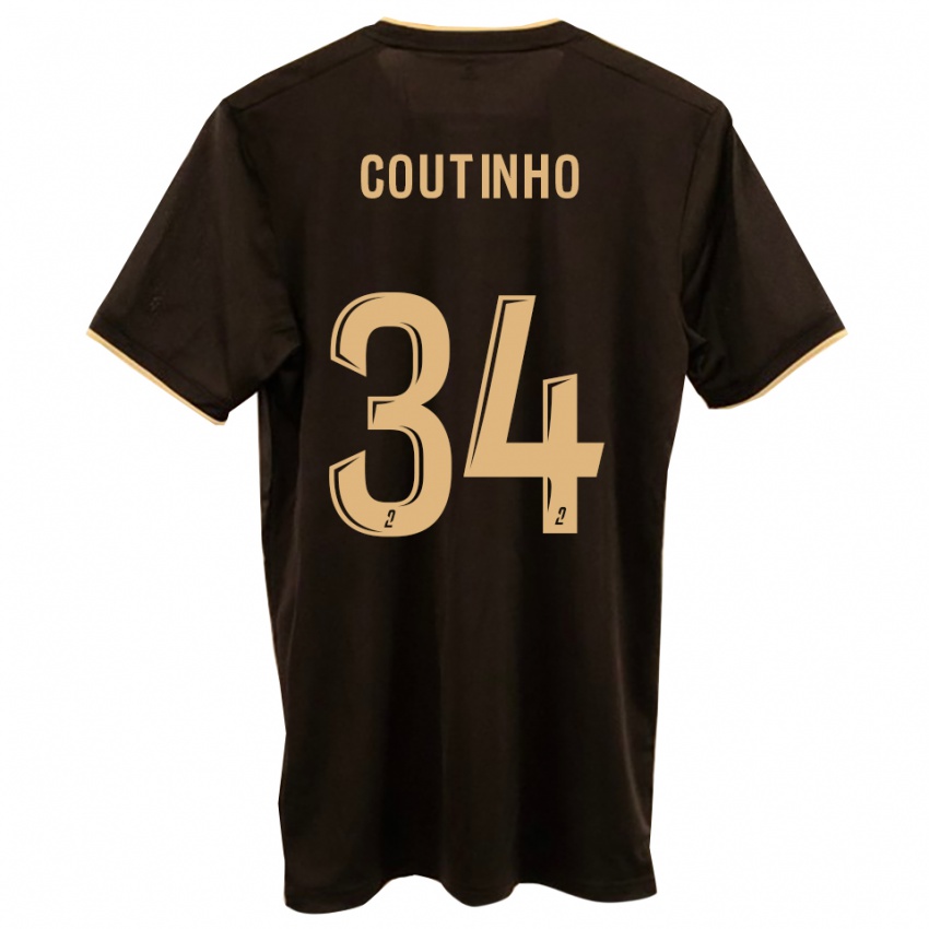 ילדים Ricardo Coutinho #34 כחול אדום הרחק ג'רזי 2025/26 חולצה קצרה