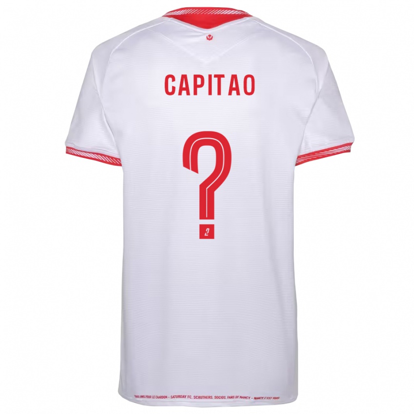 ילדים Maud Capitao #0 שחור אדום הרחק ג'רזי 2025/26 חולצה קצרה