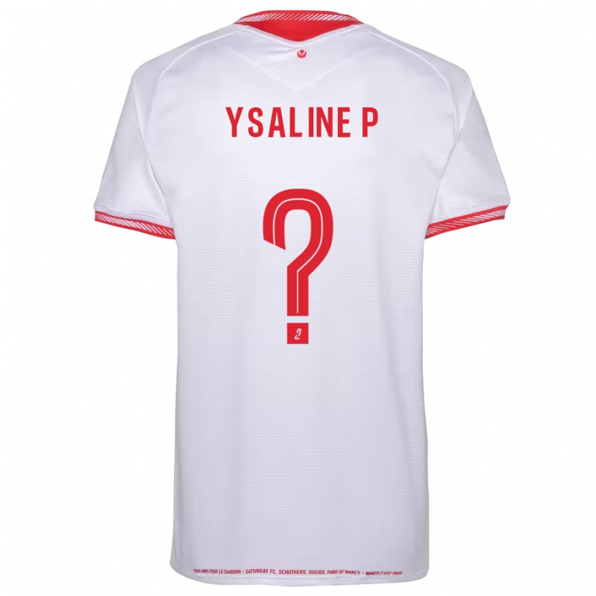 ילדים Ysaline Poirel #0 שחור אדום הרחק ג'רזי 2025/26 חולצה קצרה