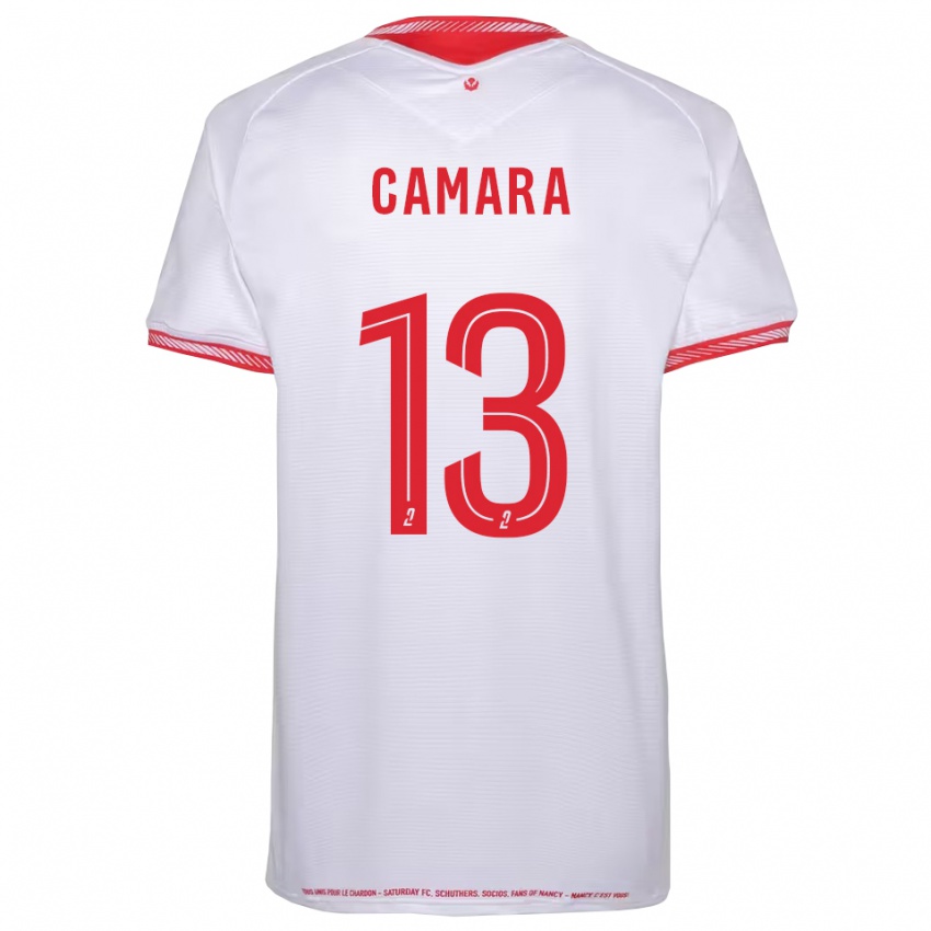 ילדים באקארי קמארה #13 שחור אדום הרחק ג'רזי 2025/26 חולצה קצרה