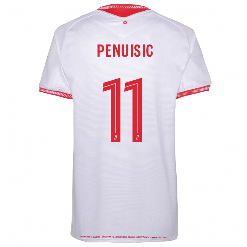 ילדים אלווין פניאיסיק #11 שחור אדום הרחק ג'רזי 2025/26 חולצה קצרה