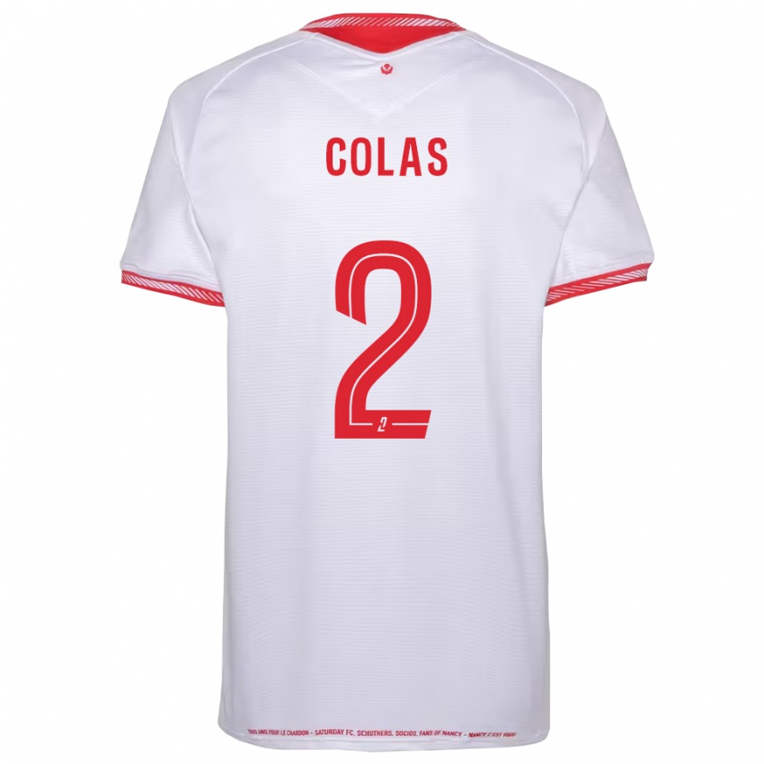 ילדים Arsenne Colas #2 שחור אדום הרחק ג'רזי 2025/26 חולצה קצרה