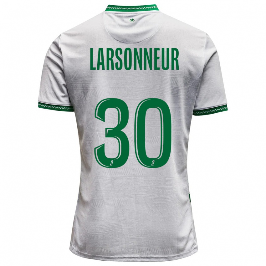 ילדים גוטייה לארסונר #30 לבן ירוק הרחק ג'רזי 2025/26 חולצה קצרה