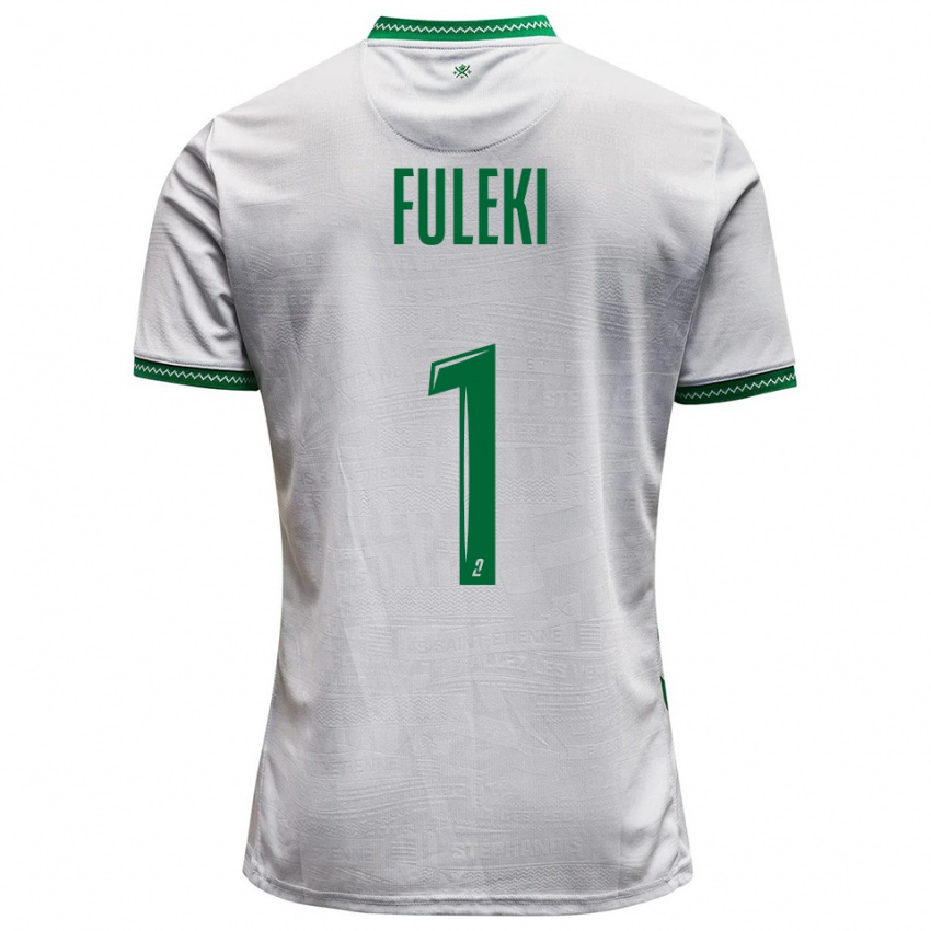 ילדים רפאל פולקי #1 לבן ירוק הרחק ג'רזי 2025/26 חולצה קצרה