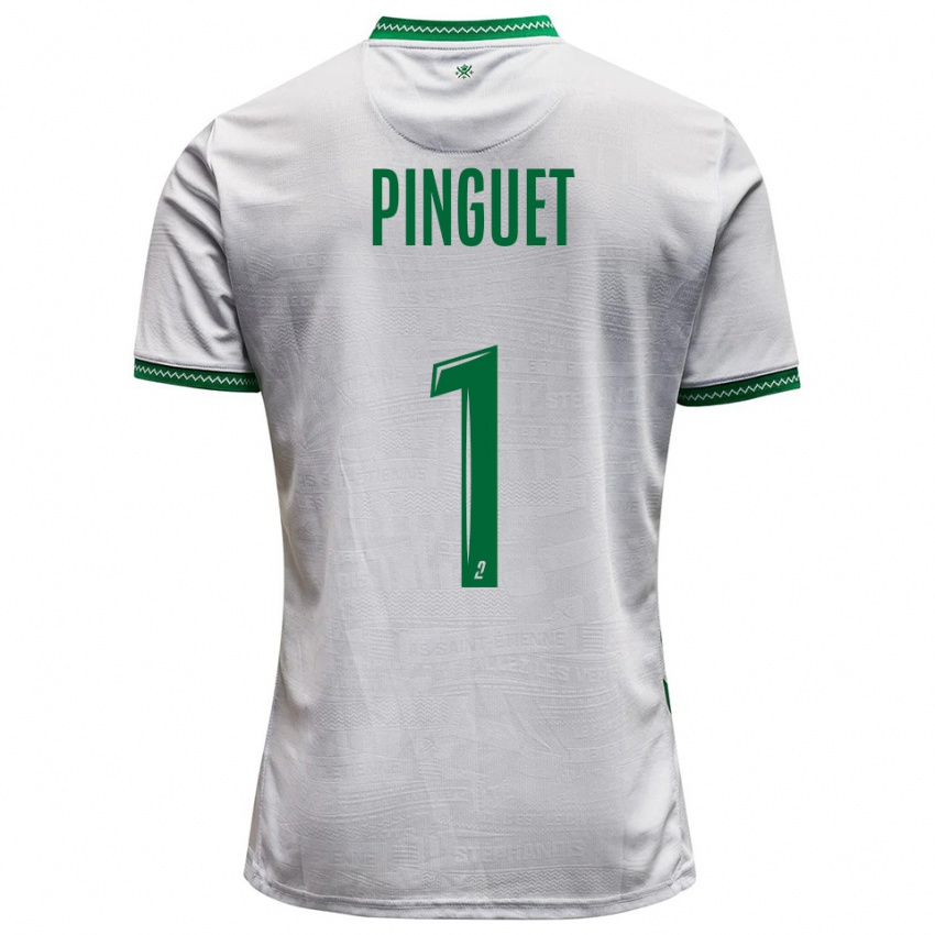 ילדים אליס פינגה #1 לבן ירוק הרחק ג'רזי 2025/26 חולצה קצרה