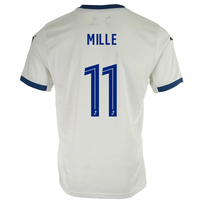 ילדים אנטואן מילה #11 לבן כחול הרחק ג'רזי 2025/26 חולצה קצרה