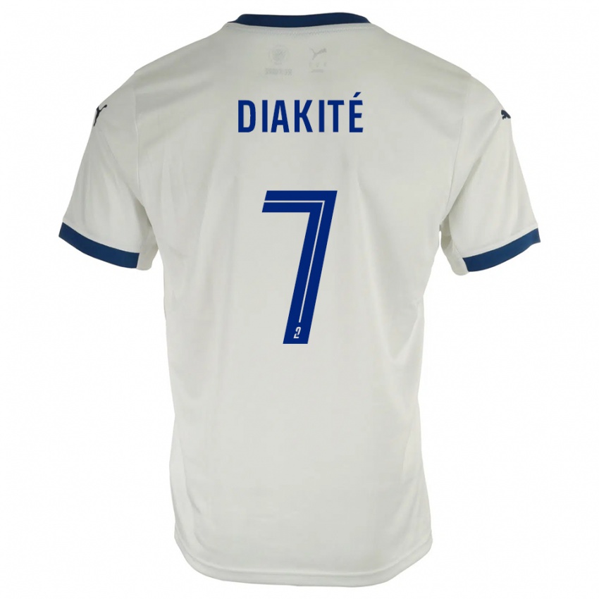 ילדים אמאדו דיאקיטה #7 לבן כחול הרחק ג'רזי 2025/26 חולצה קצרה