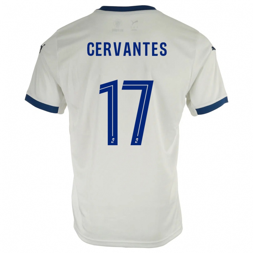 ילדים נועה סרבנטס #17 לבן כחול הרחק ג'רזי 2025/26 חולצה קצרה