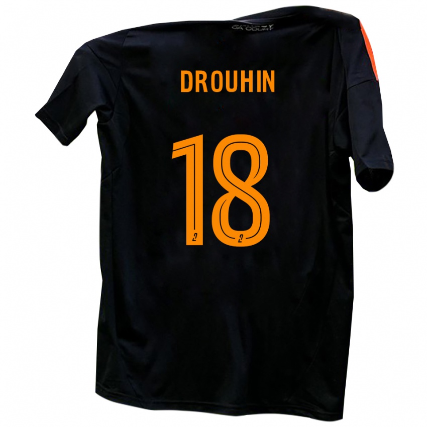 ילדים Axel Drouhin #18 לבן אדום הרחק ג'רזי 2025/26 חולצה קצרה