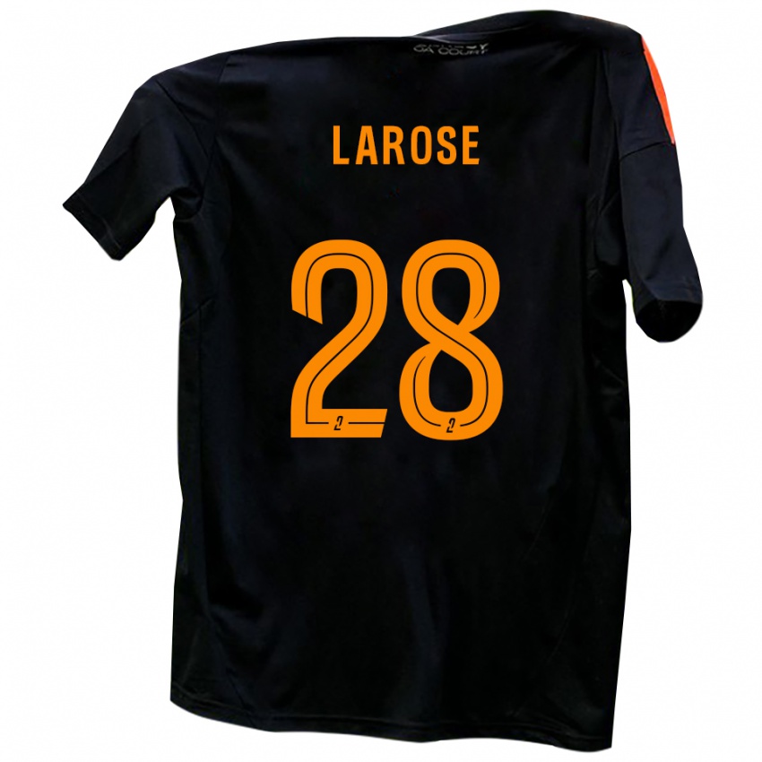 ילדים Antoine Larose #28 לבן אדום הרחק ג'רזי 2025/26 חולצה קצרה