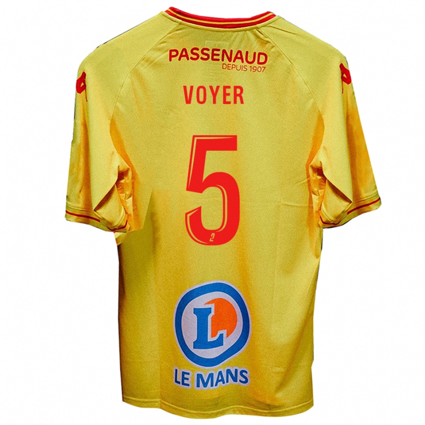 ילדים הרולד וויר #5 צהוב הרחק ג'רזי 2025/26 חולצה קצרה