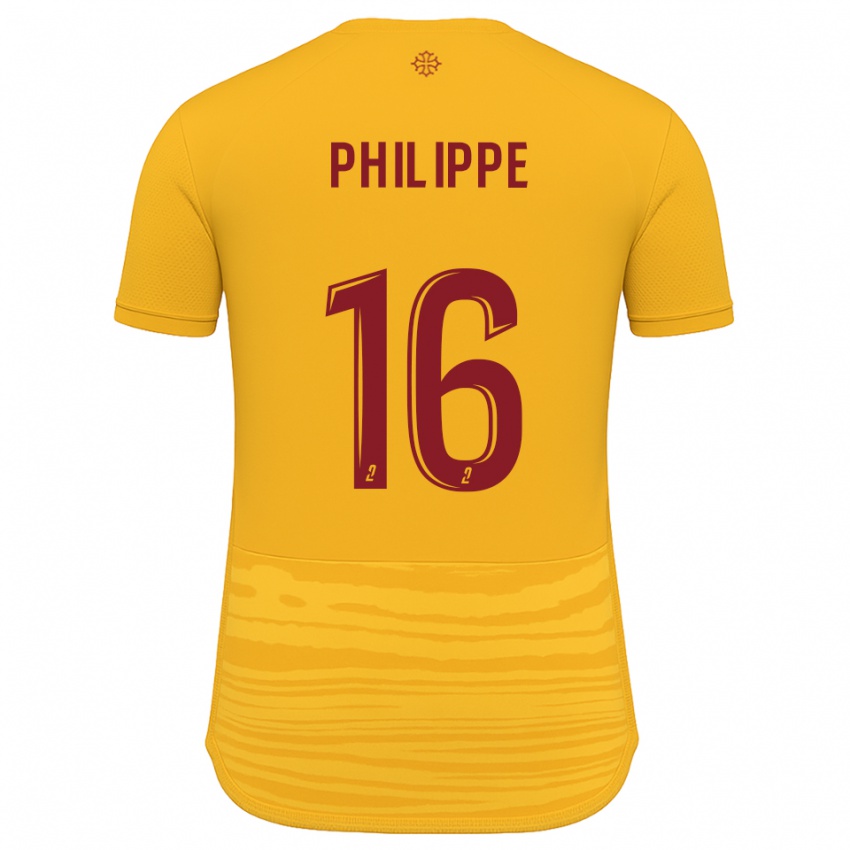 ילדים פלאווי פיליפה #16 כתום בורדו הרחק ג'רזי 2025/26 חולצה קצרה