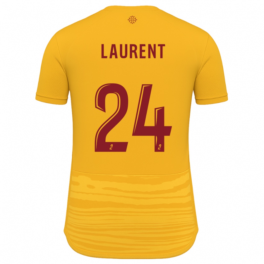 ילדים לוני לורן #24 כתום בורדו הרחק ג'רזי 2025/26 חולצה קצרה