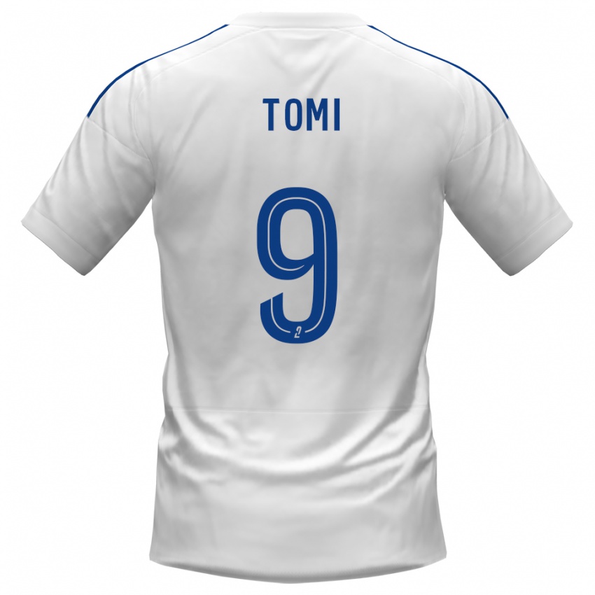 ילדים פליקס טומי #9 לבן כחול הרחק ג'רזי 2025/26 חולצה קצרה