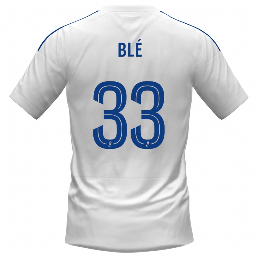 ילדים מקסימה בלה #33 לבן כחול הרחק ג'רזי 2025/26 חולצה קצרה