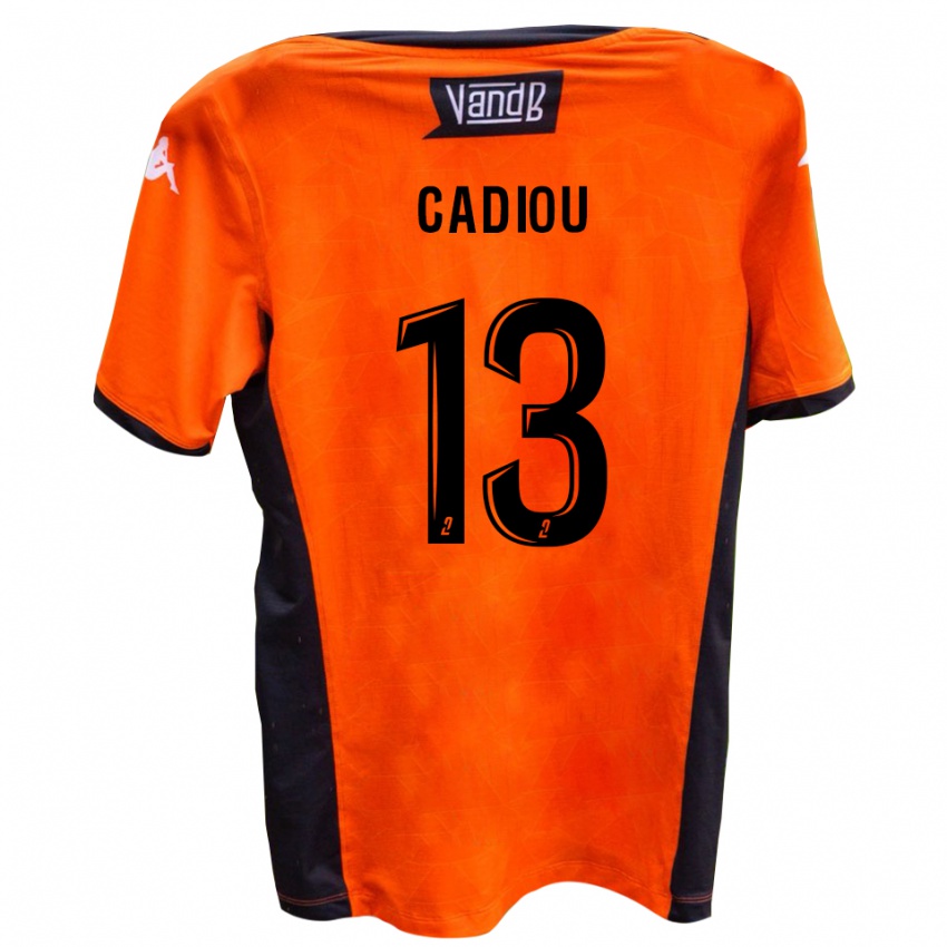 ילדים אנזו קדיו #13 לבן שחור הרחק ג'רזי 2025/26 חולצה קצרה