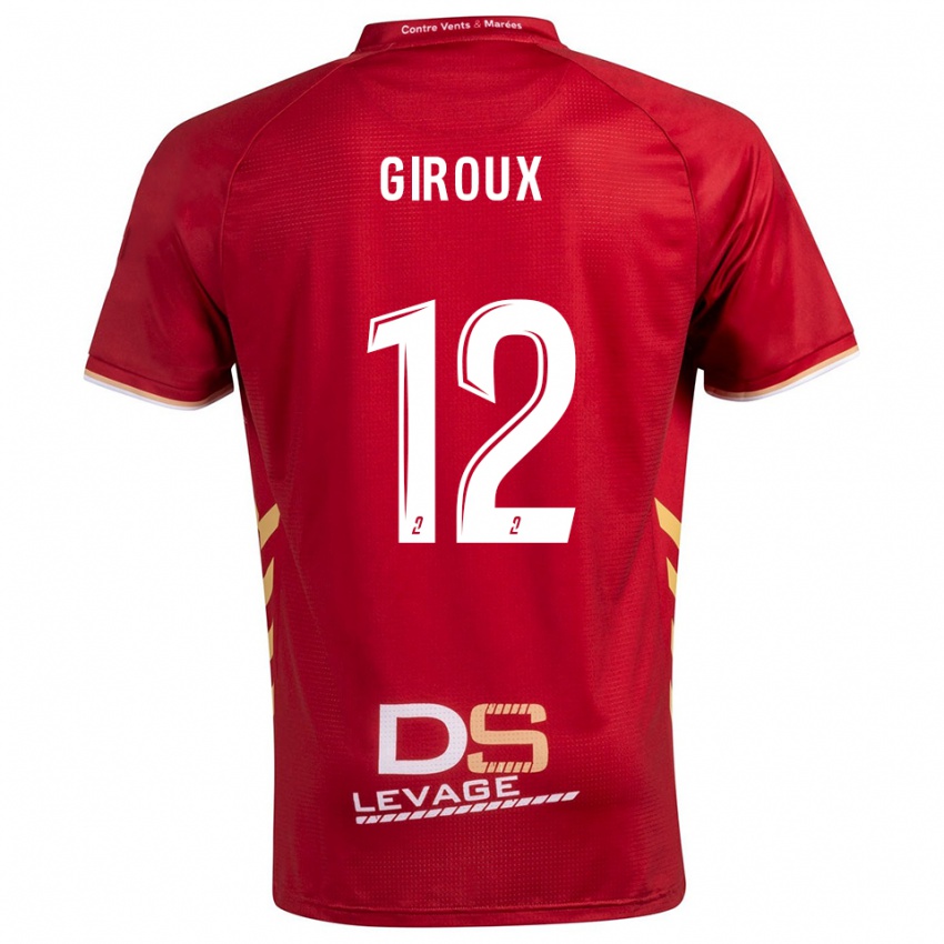 ילדים Tom Giroux #12 בורדו זהב הרחק ג'רזי 2025/26 חולצה קצרה