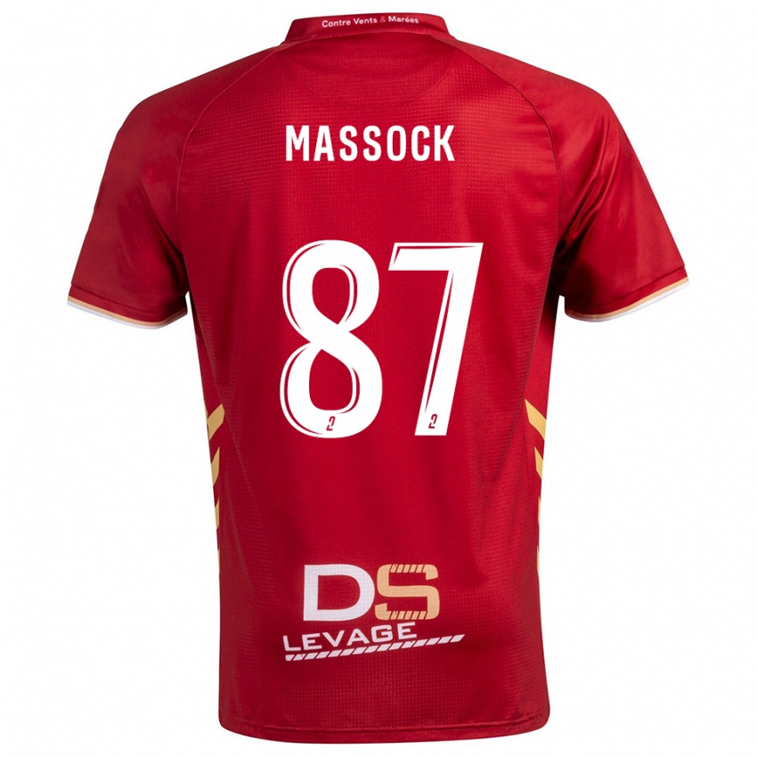 ילדים ת׳נה מאסוק #87 בורדו זהב הרחק ג'רזי 2025/26 חולצה קצרה