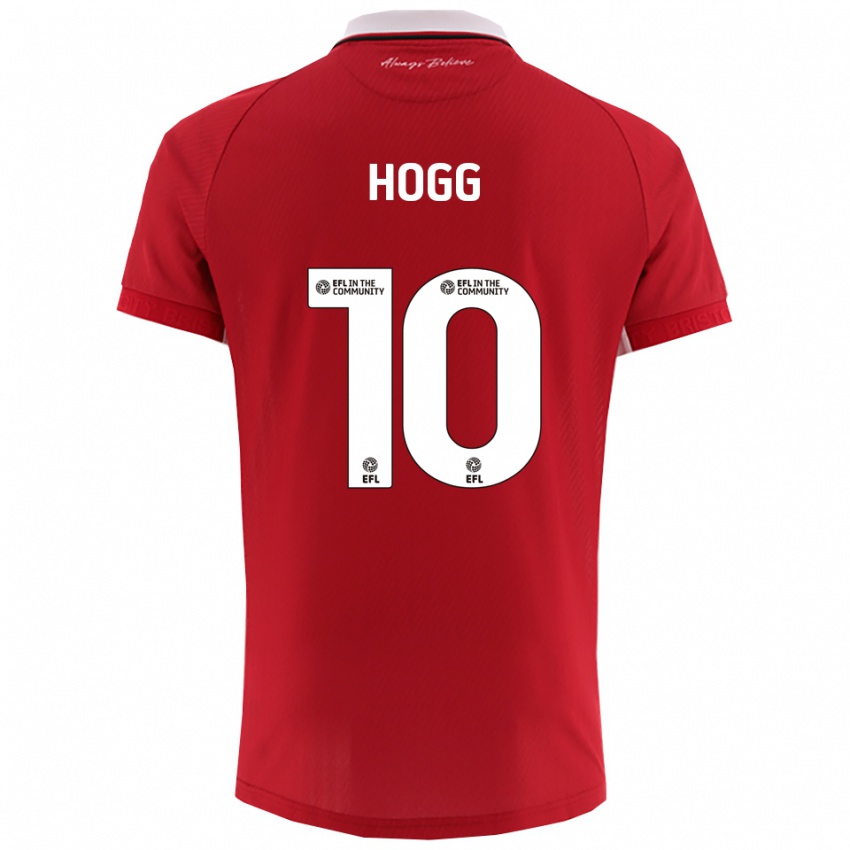 גברים Harry Hogg #10 אדום לבן ג'רזי ביתית 2025/26 חולצה קצרה