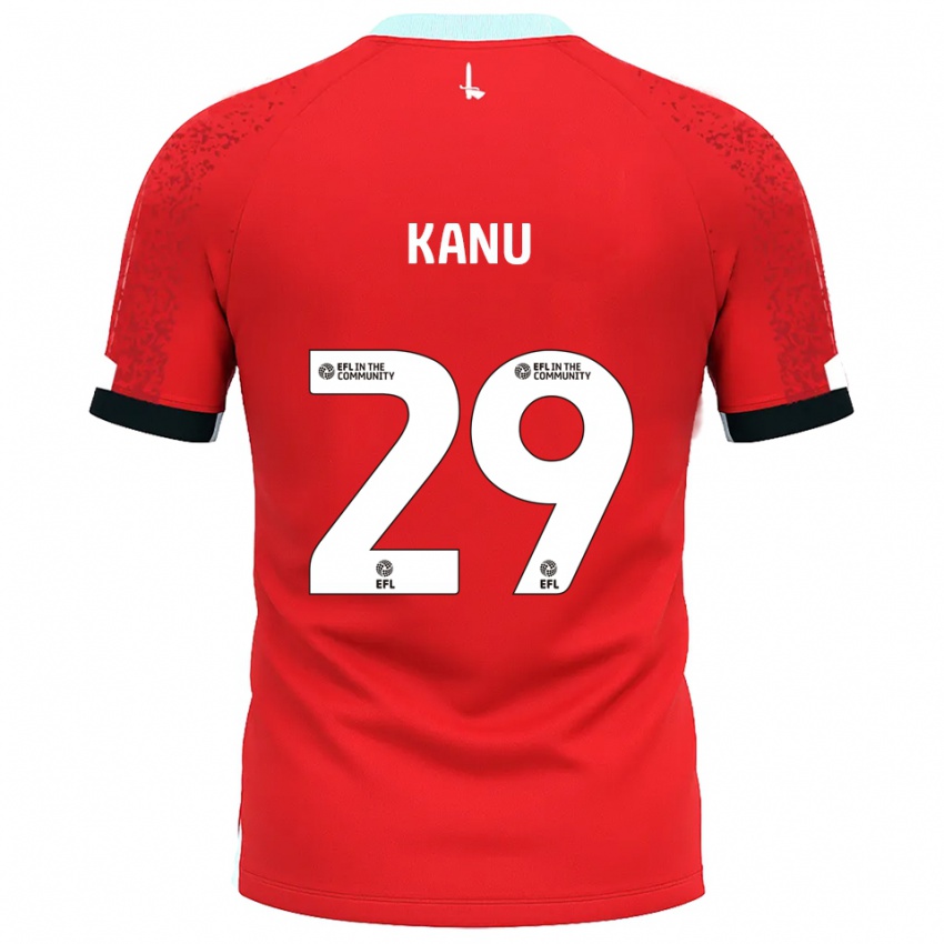 גברים דניאל קאנו #29 אדום לבן ג'רזי ביתית 2025/26 חולצה קצרה