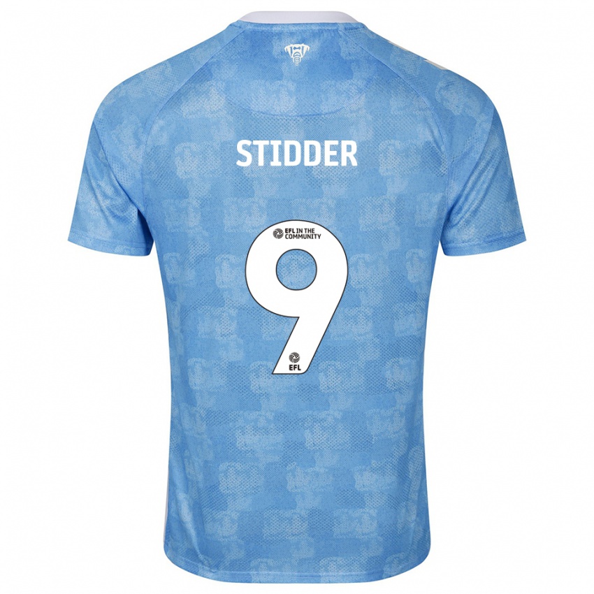 גברים Joshua Stidder #9 תכלת לבן ג'רזי ביתית 2025/26 חולצה קצרה