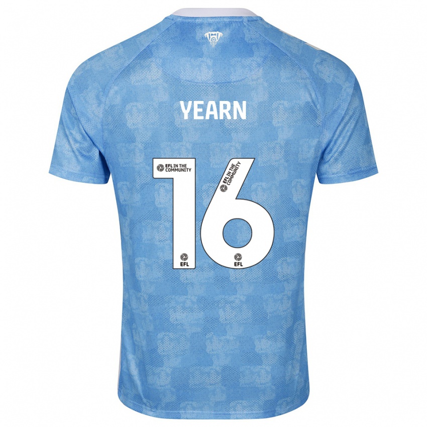 גברים Kai Yearn #16 תכלת לבן ג'רזי ביתית 2025/26 חולצה קצרה