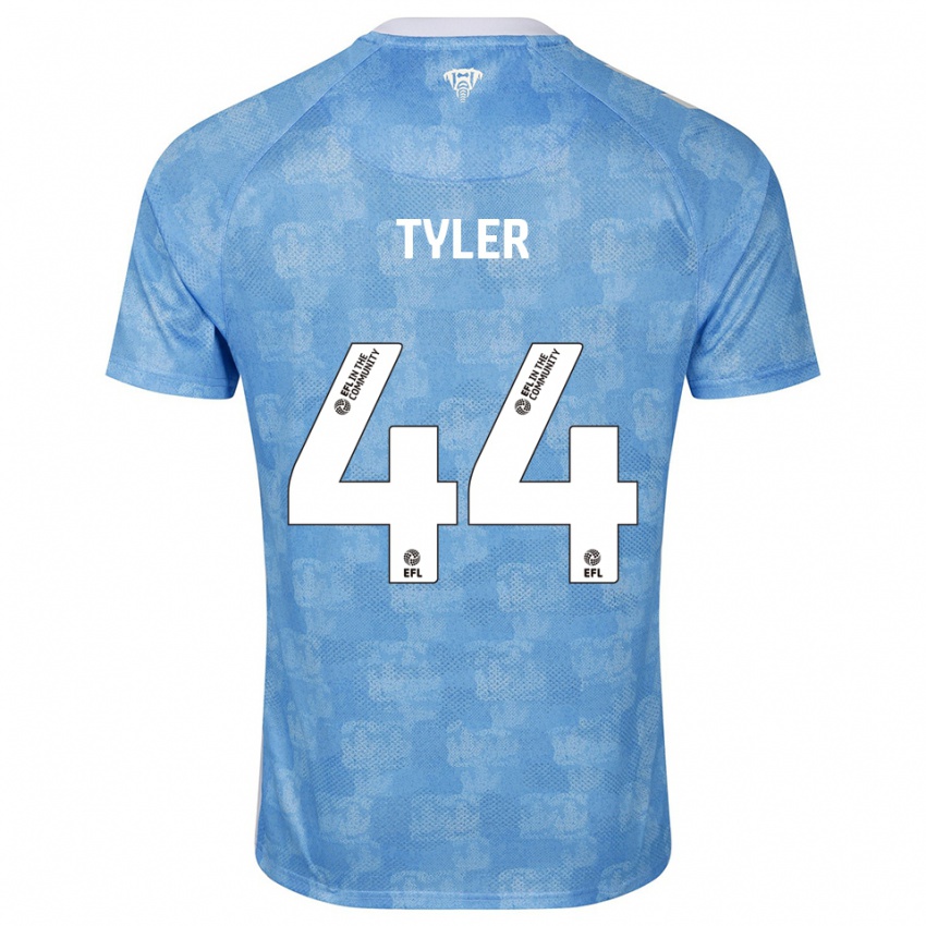 גברים צ׳יאן לי טיילר #44 תכלת לבן ג'רזי ביתית 2025/26 חולצה קצרה
