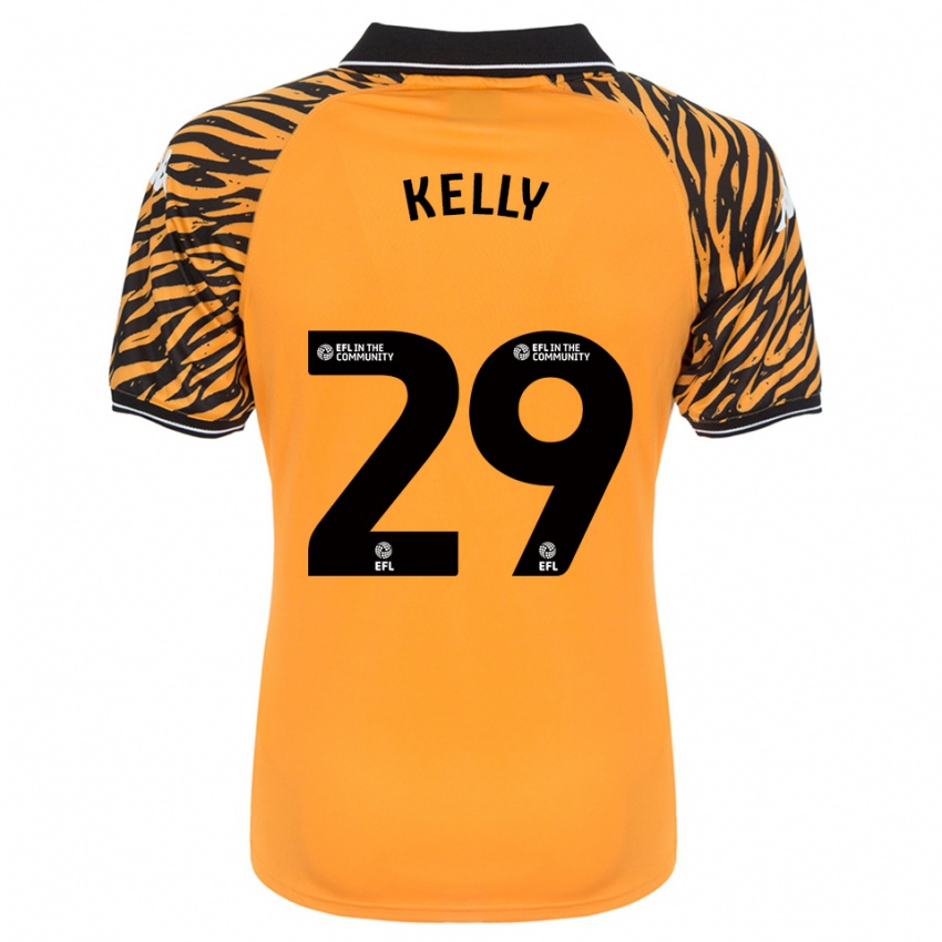 גברים Ace Kelly #29 כתום שחור ג'רזי ביתית 2025/26 חולצה קצרה