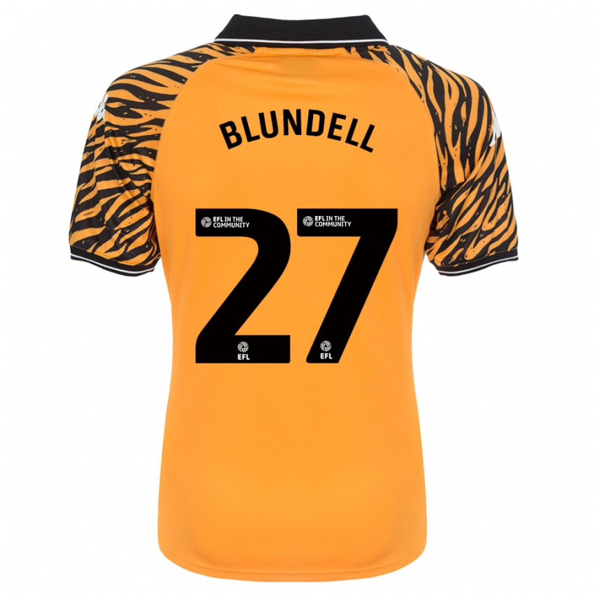 גברים Maddie Blundell #27 כתום שחור ג'רזי ביתית 2025/26 חולצה קצרה