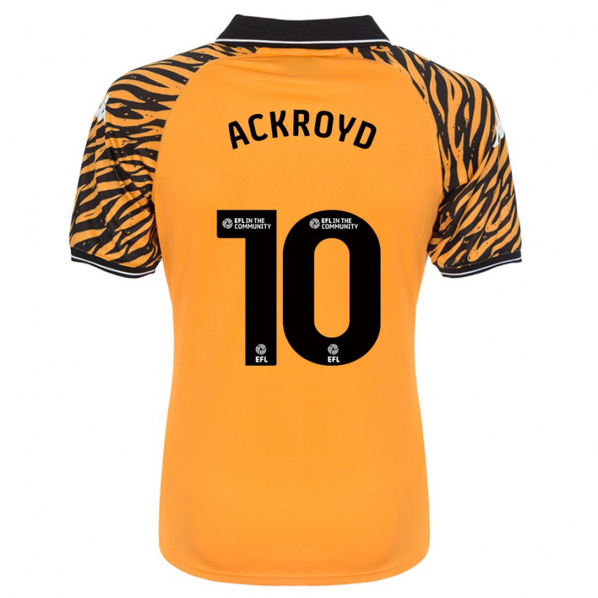 גברים Rachael Ackroyd #10 כתום שחור ג'רזי ביתית 2025/26 חולצה קצרה