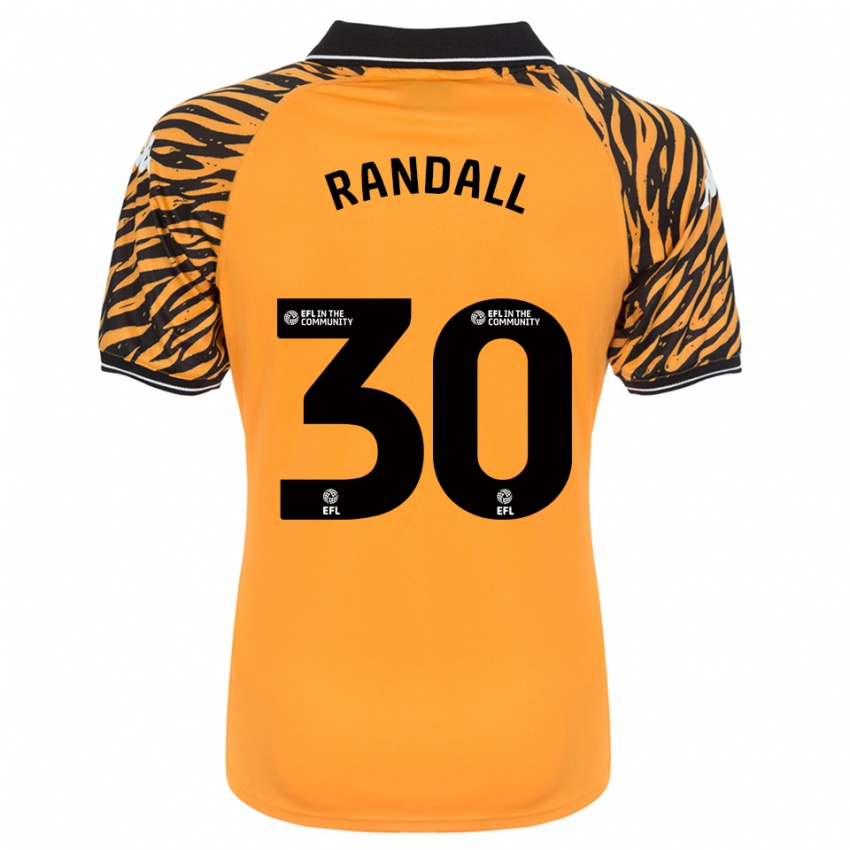 גברים Jennifer Randall #30 כתום שחור ג'רזי ביתית 2025/26 חולצה קצרה