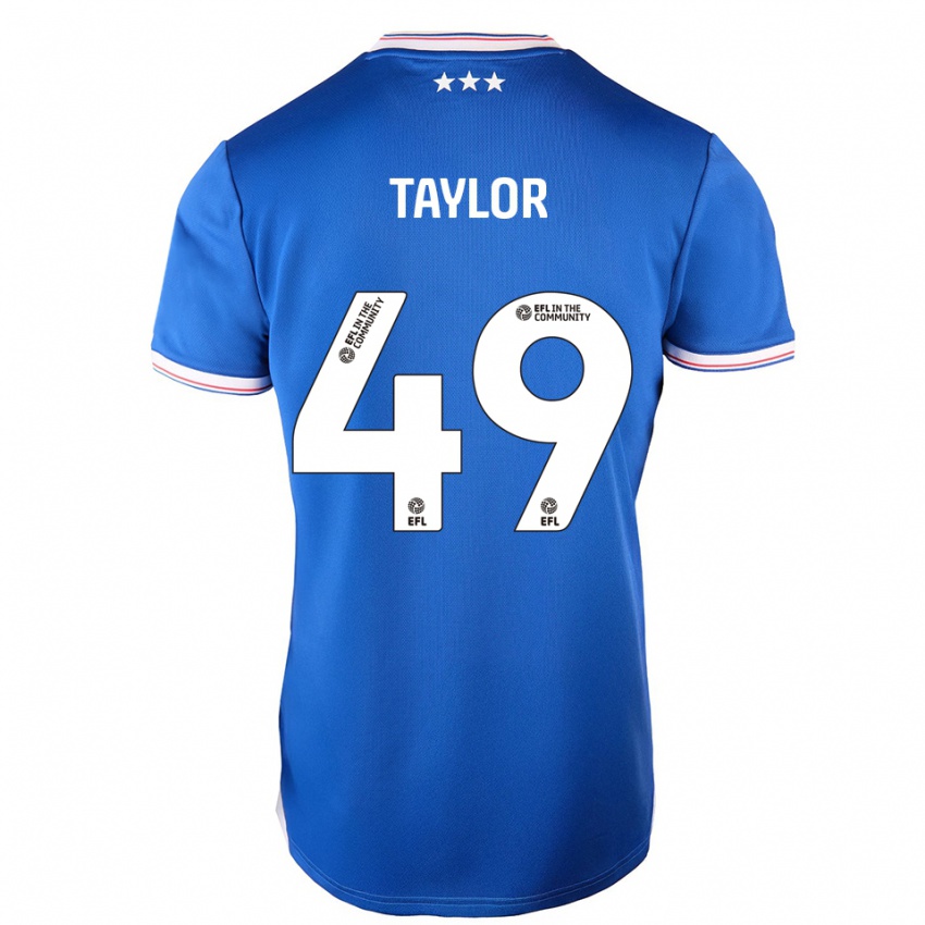 גברים טום טיילור #49 כחול לבן ג'רזי ביתית 2025/26 חולצה קצרה