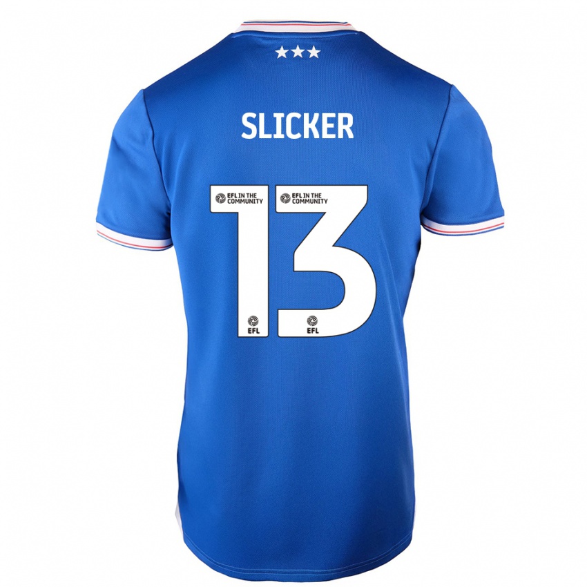 גברים קירן פיטר סליקר #13 כחול לבן ג'רזי ביתית 2025/26 חולצה קצרה