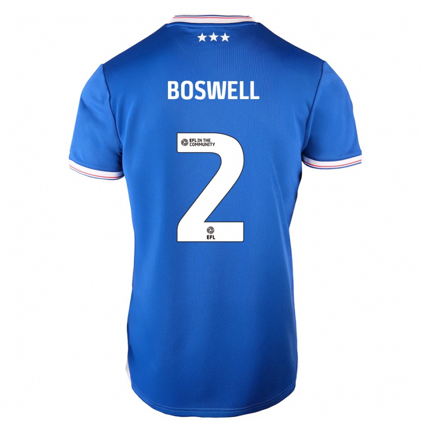 גברים מריה בוזוול #2 כחול לבן ג'רזי ביתית 2025/26 חולצה קצרה