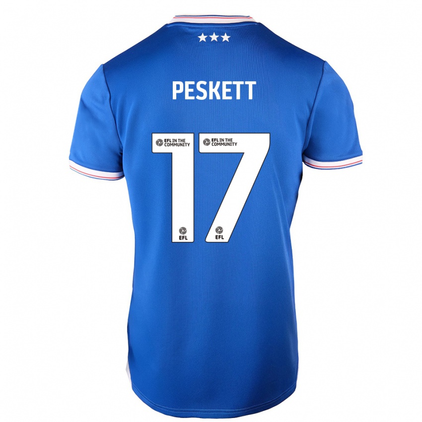 גברים סופי פסקט #17 כחול לבן ג'רזי ביתית 2025/26 חולצה קצרה