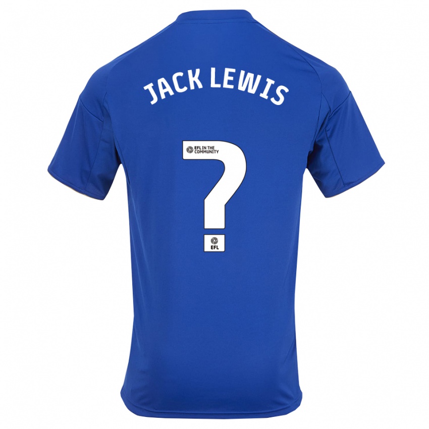 גברים ג'ק לואיס #0 כחול זהב ג'רזי ביתית 2025/26 חולצה קצרה