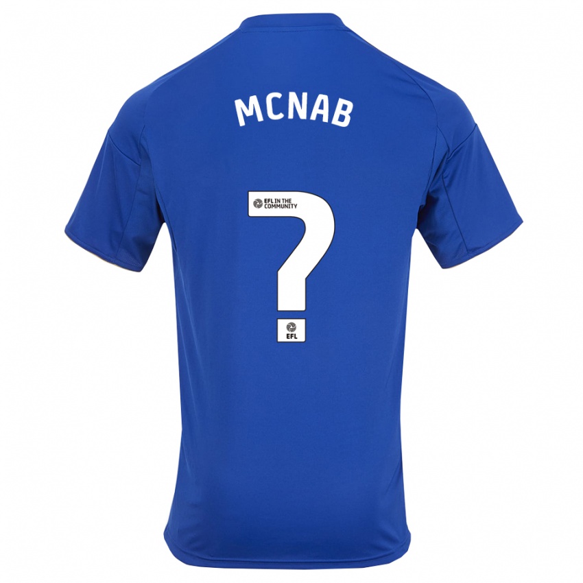 גברים לואיס מקנאב #0 כחול זהב ג'רזי ביתית 2025/26 חולצה קצרה