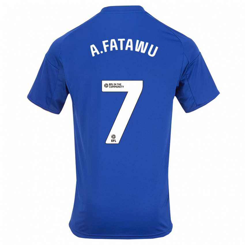 גברים עבדול פאטו איסאקו #7 כחול זהב ג'רזי ביתית 2025/26 חולצה קצרה