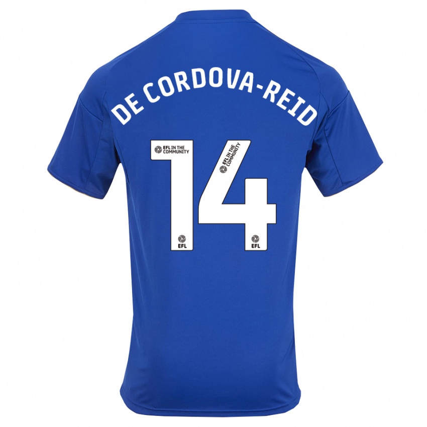 גברים בובי דקורדובה-רייד #14 כחול זהב ג'רזי ביתית 2025/26 חולצה קצרה