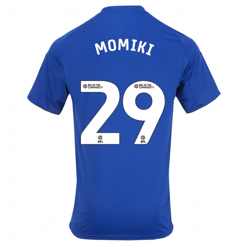 גברים יוקה מומיקי #29 כחול זהב ג'רזי ביתית 2025/26 חולצה קצרה