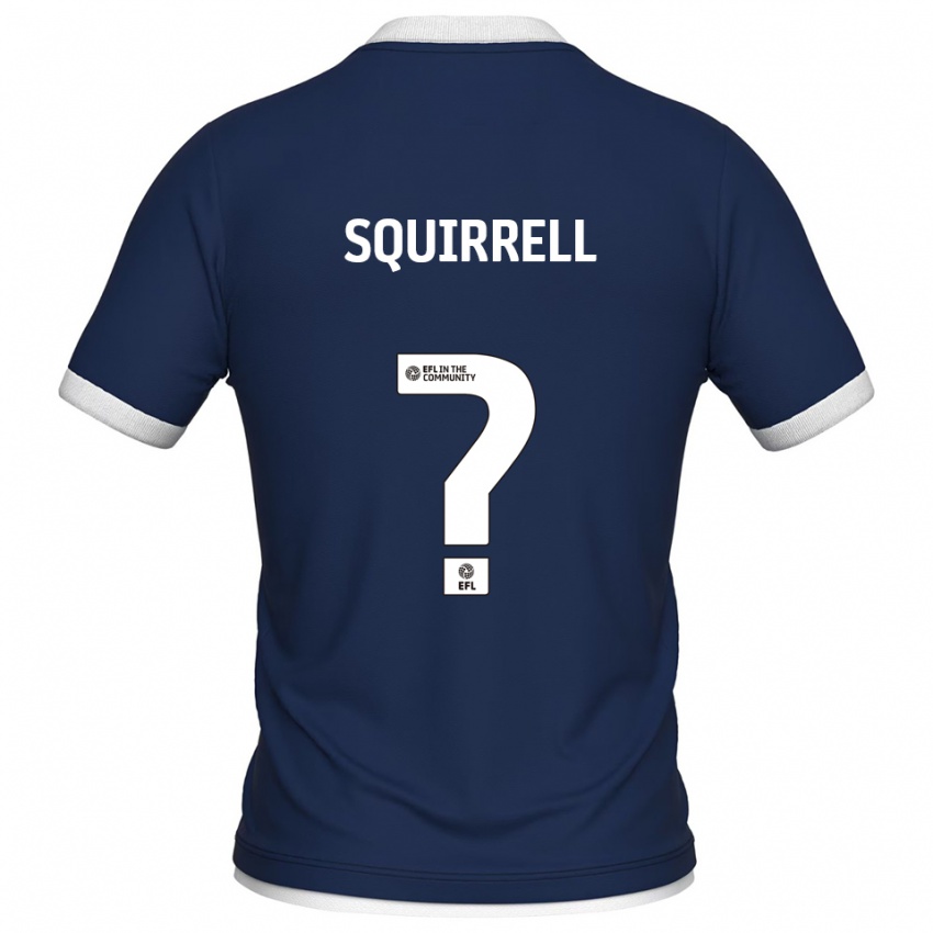 גברים Emma Squirrell #0 כחול נייבי לבן ג'רזי ביתית 2025/26 חולצה קצרה